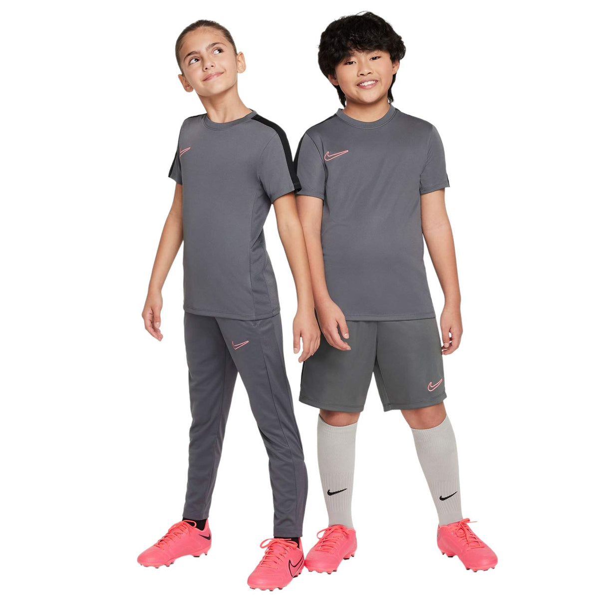 Nike Boys DF ACD 23 BR SS Top Grey
