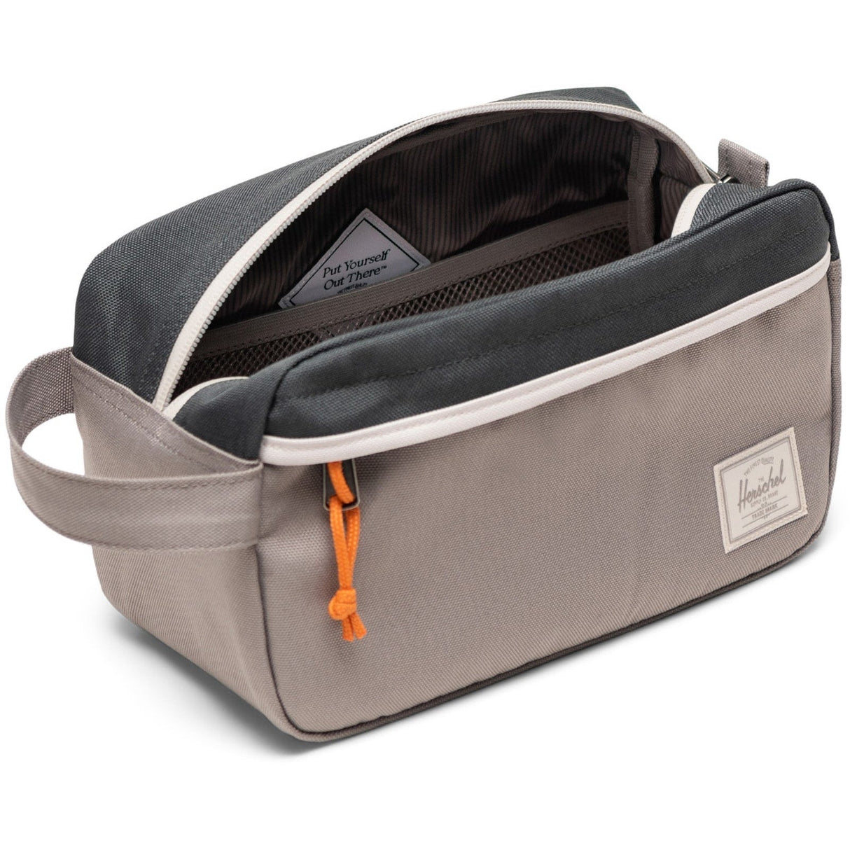 Herschel Bags Unisex Chapter Travel Kit Morning Dove/Dark Shadow