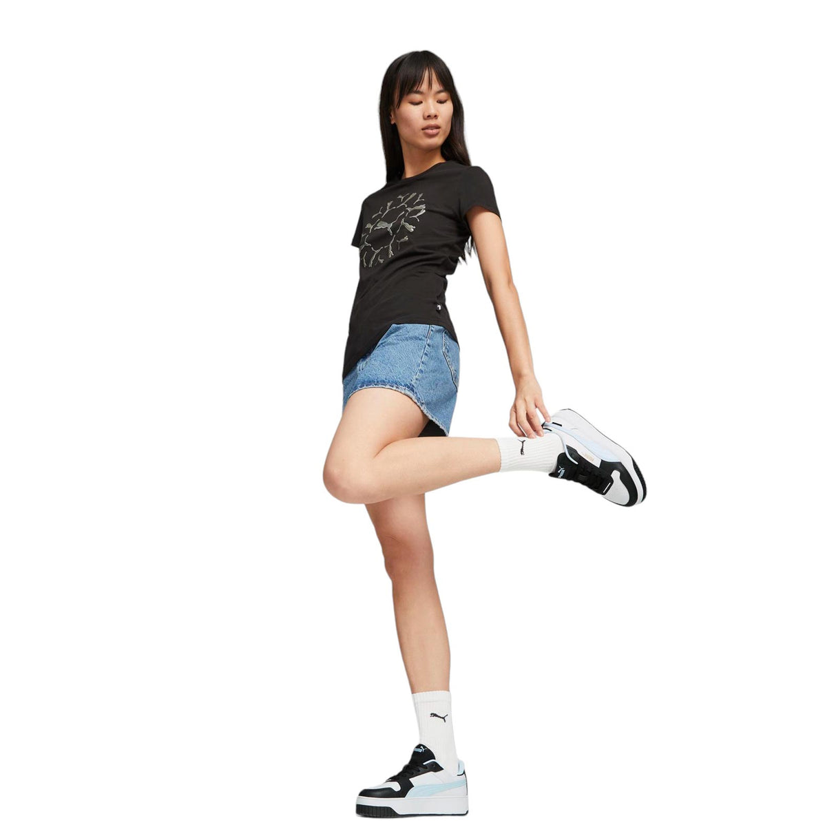 Puma Carina Street Womens Black/Blue