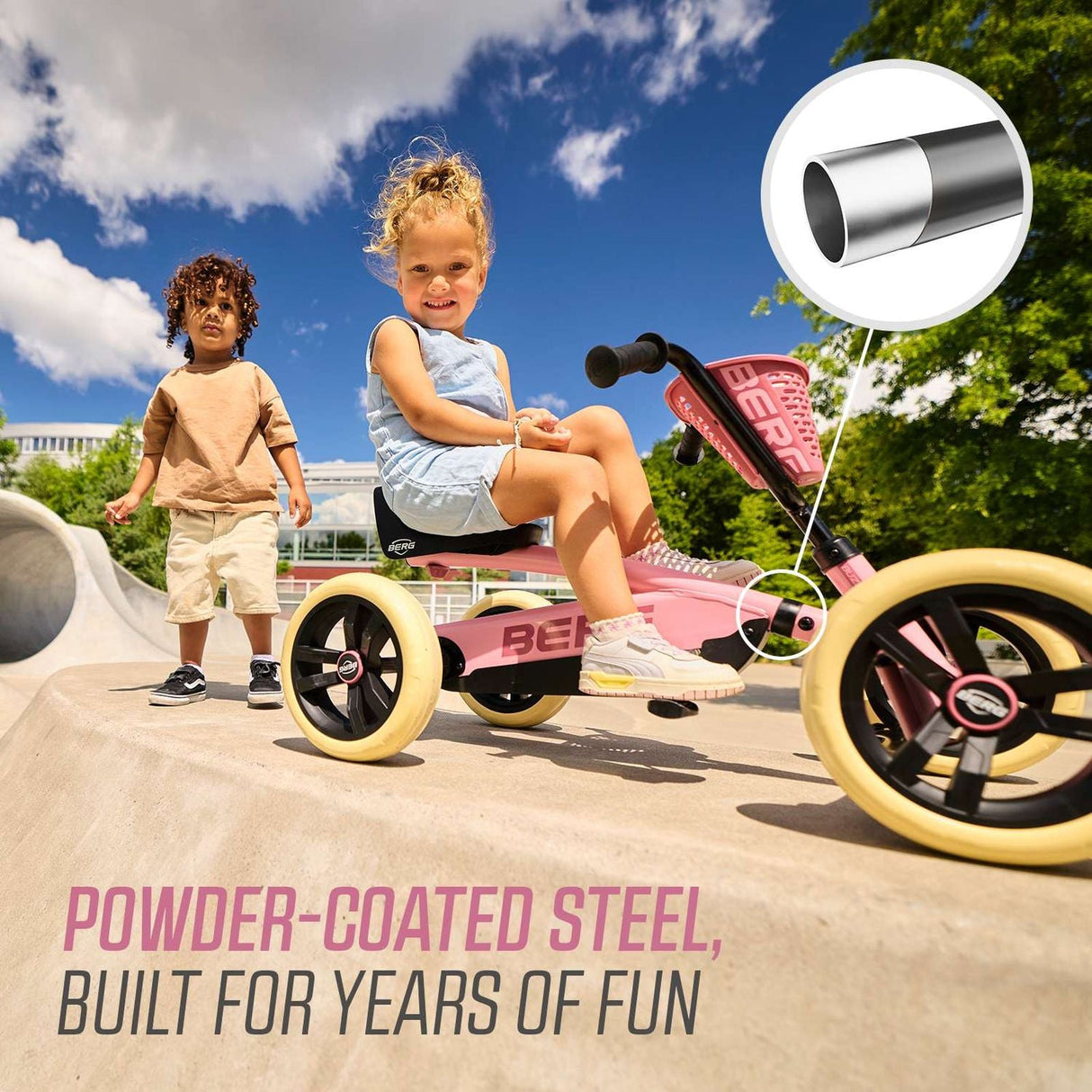 BERG Buzzy Pink Go-Kart