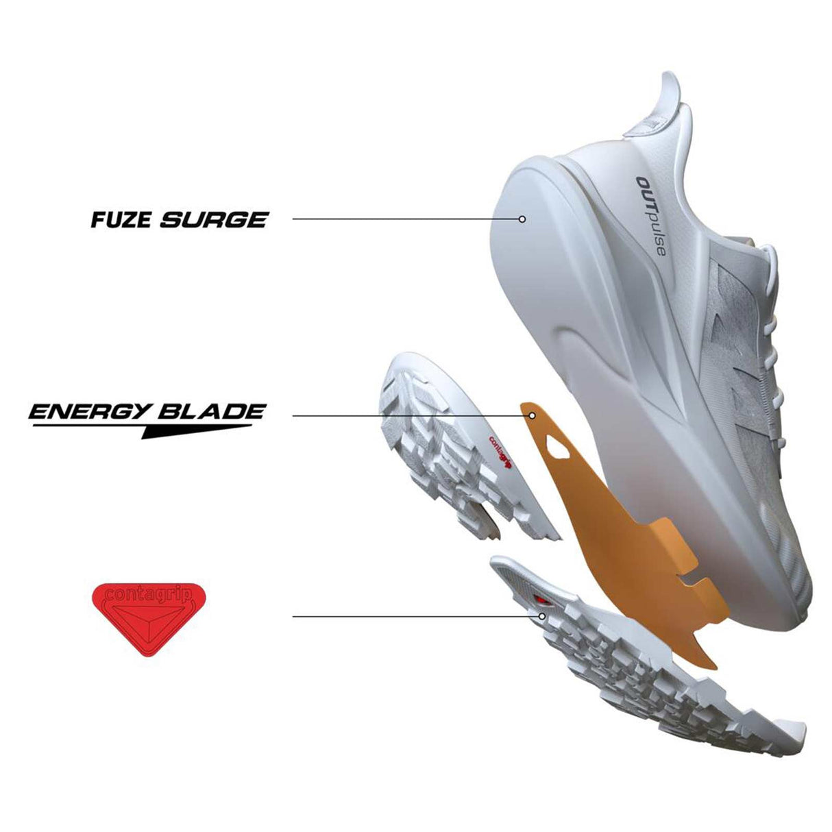 SALOMON OUTpulse GTX MENS GREY
