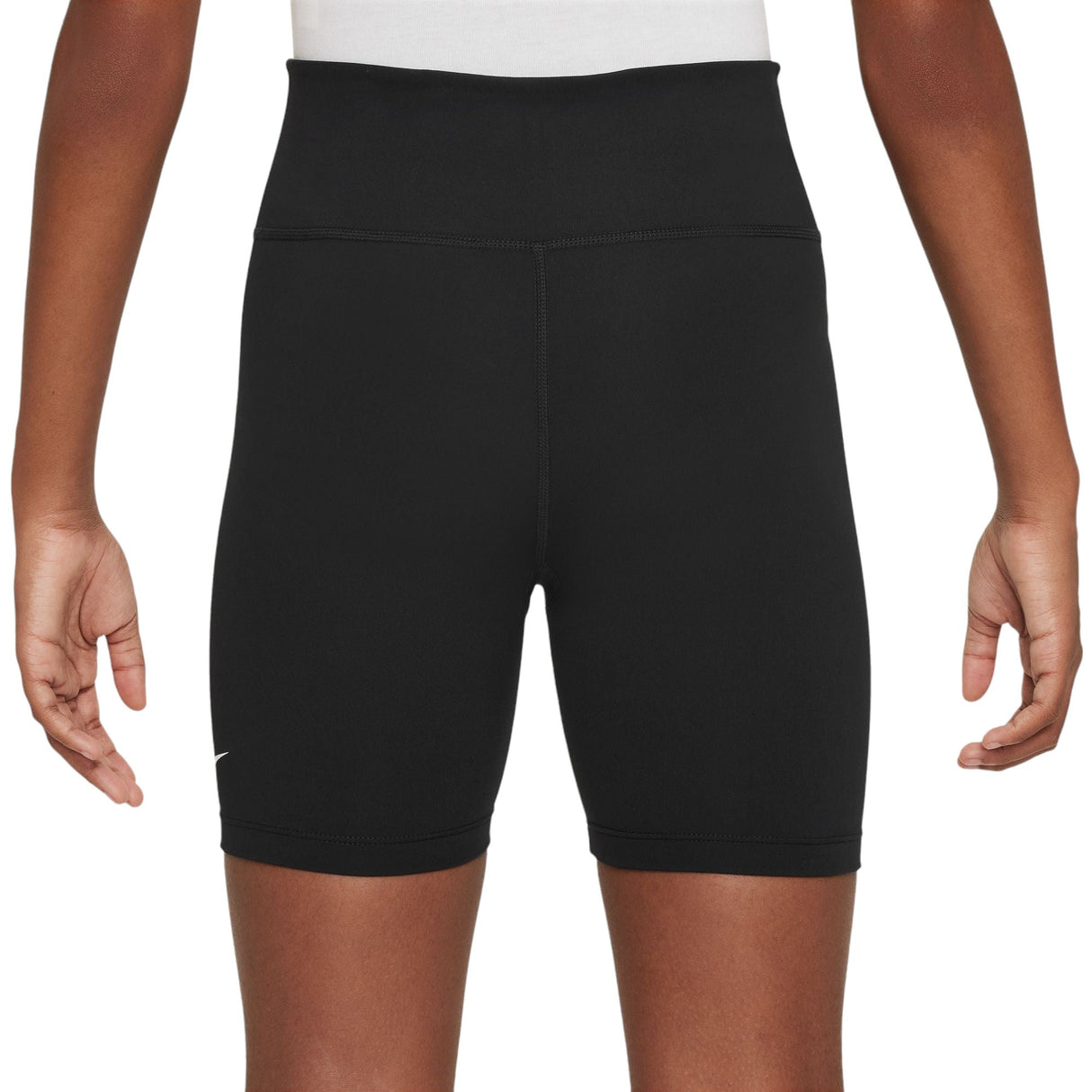 NIKE GIRLS DF ONE 5IN BIKE SHORT Black