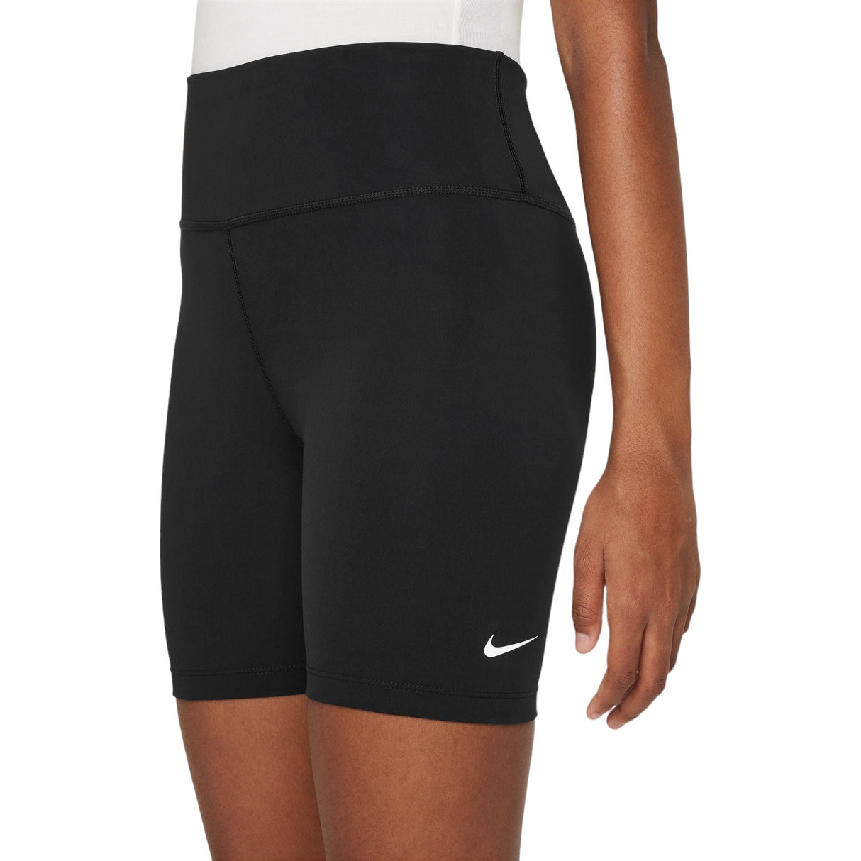 NIKE GIRLS DF ONE 5IN BIKE SHORT Black