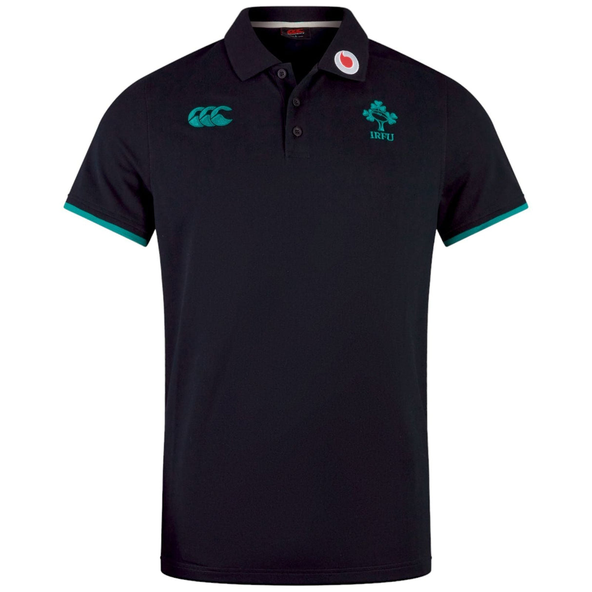Canterbury IRFU Ireland Team Polo Black