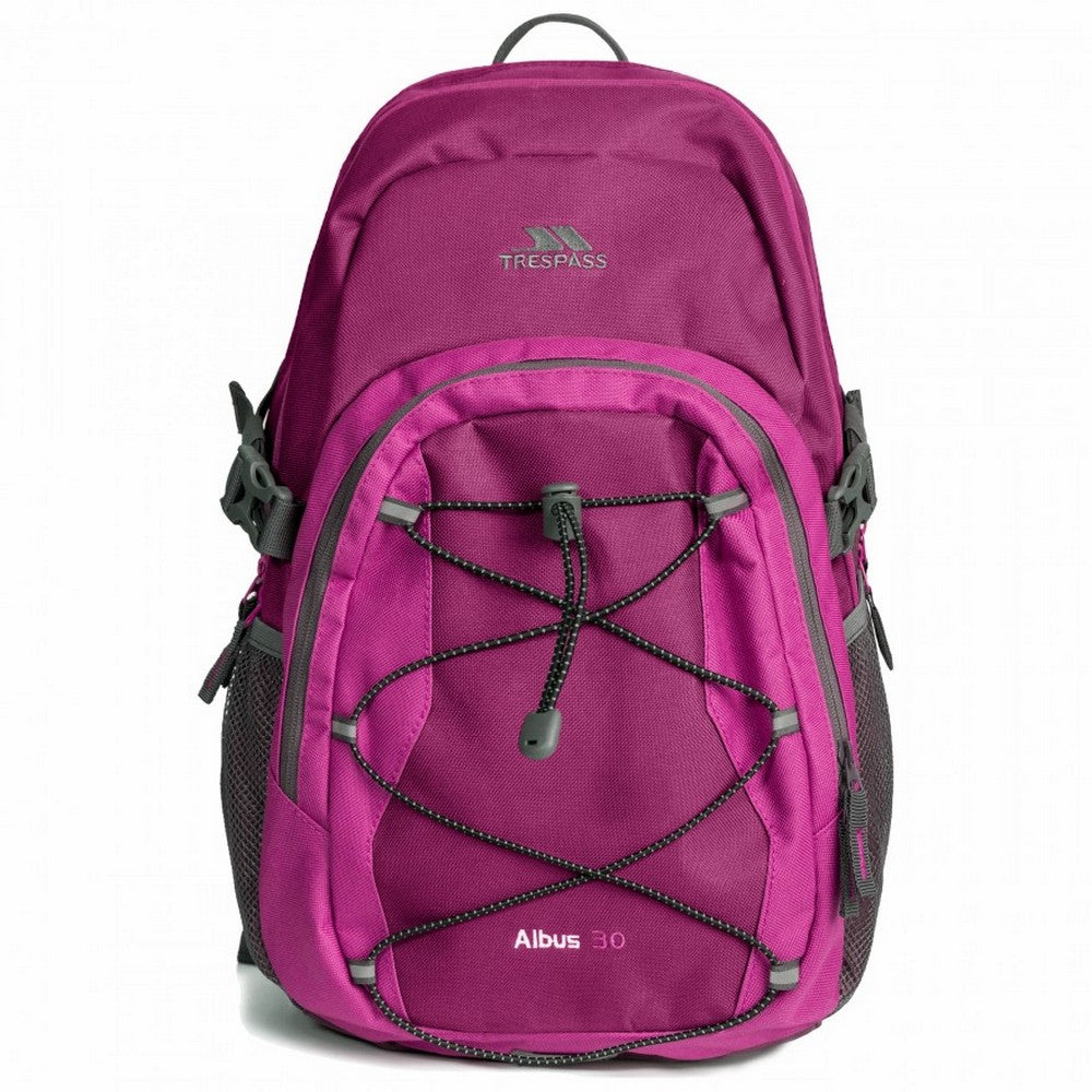 Trespass Albus 30 Litre Casual Rucksack/Backpack Grape Wine