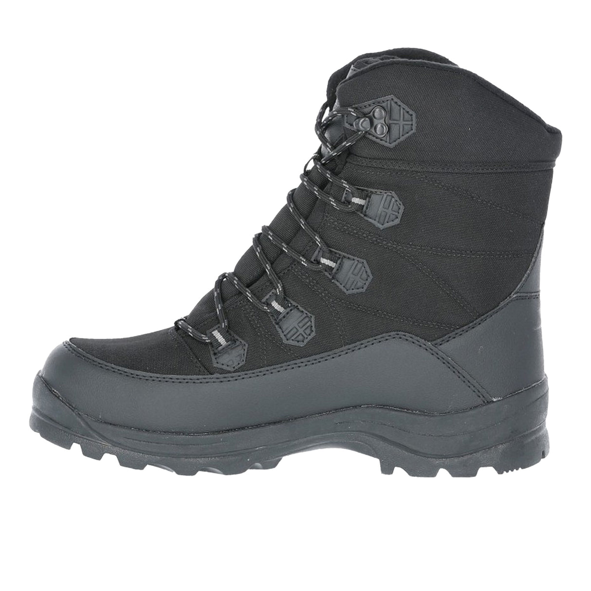 Trespass Mens Zotos Waterproof Snowboots Black