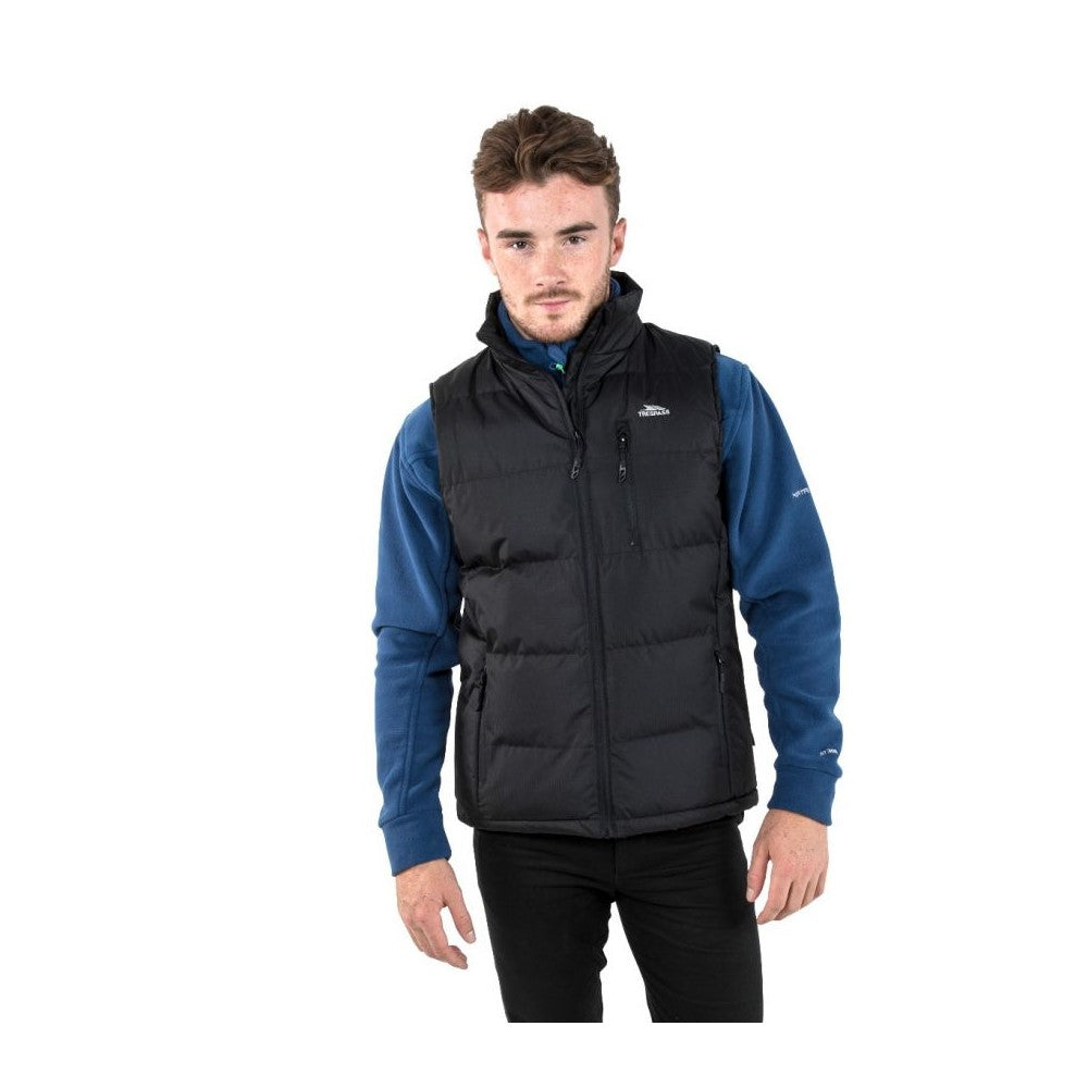 Trespass Mens Clasp Padded Gilet/Bodywarmer Black