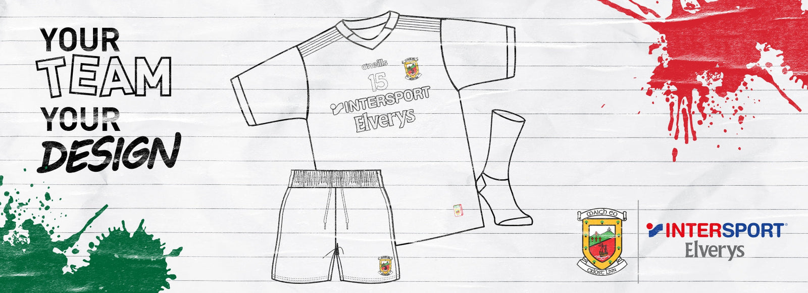 Your Team, Your Design | Mayo GAA Alternative Jersey