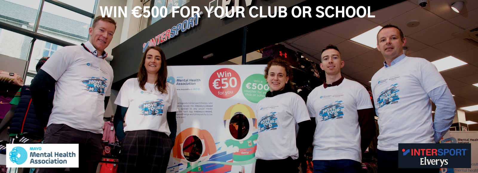 Intersport Elverys & Mayo Mental Health Association | #moveyourmood