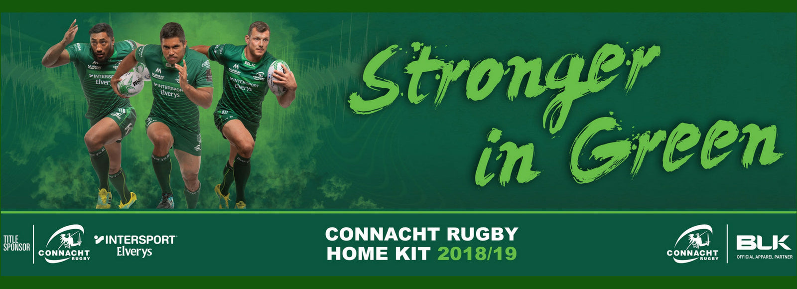 Connacht Rugby and BLK Sport Launch New Home Jersey