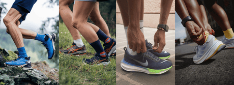 the difference between trail running shoes and road running shoes comparison