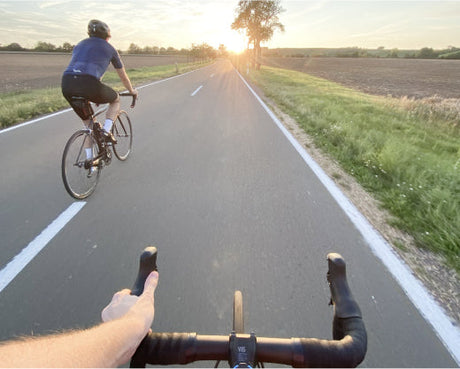 Traveled all over Germany on a bicycle for 20 days in a group with neighbors