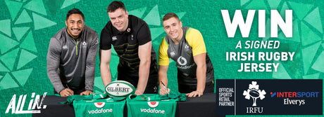 WIN A Signed Irish Rugby Jersey with Intersport Elverys