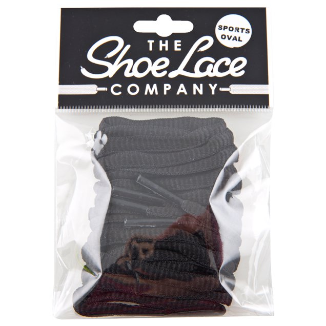 Shoe Lace Company Oval Black