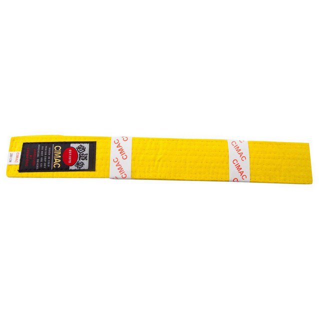 Cimac Karate Belt 280cm Yellow