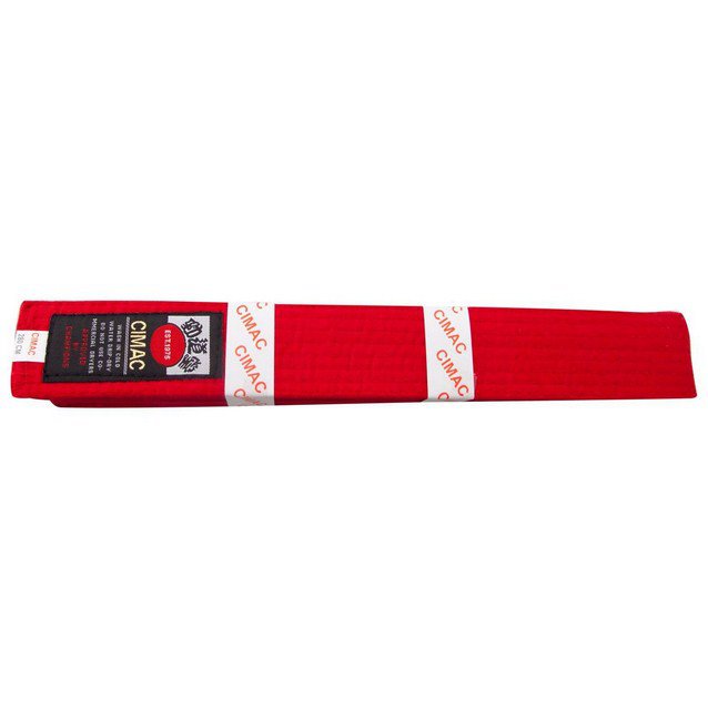 Cimac Karate Belt 280cm Red