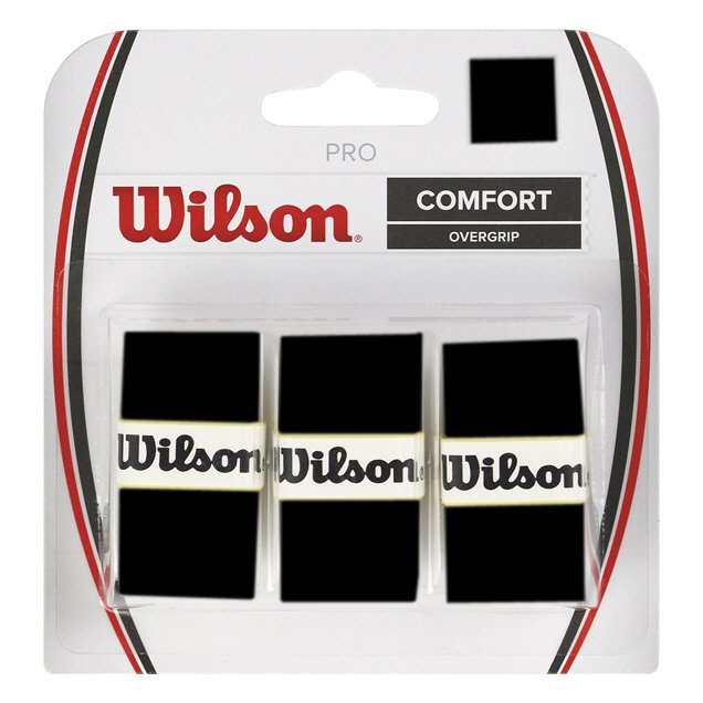 Wilson Pro Overgrip 3 Pack Black