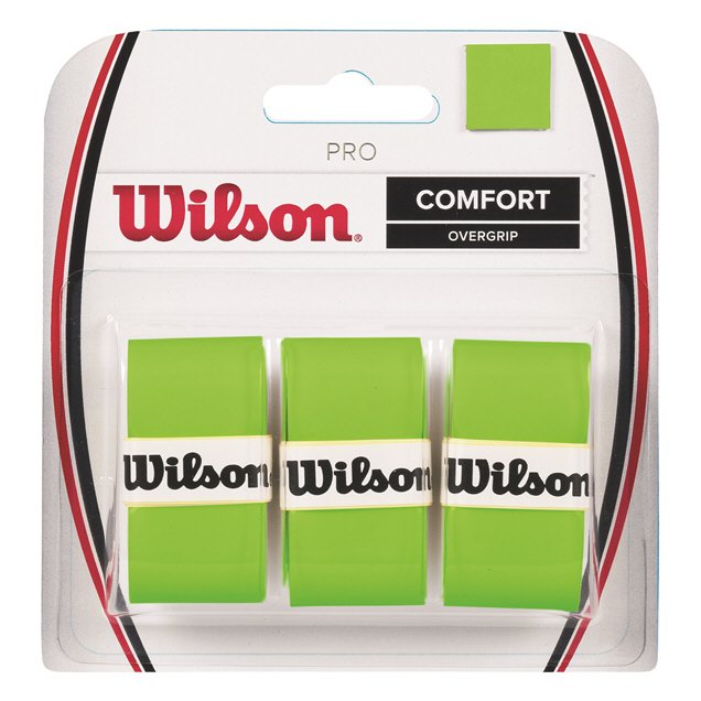 Wilson Pro Overgrip 3 Pack Green