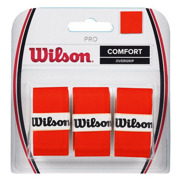 Wilson Pro Overgrip 3 Pack Orange