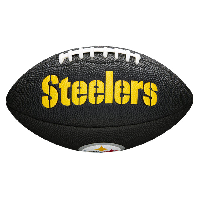 Wilson NFL Team Logo Mini - Steelers Blk