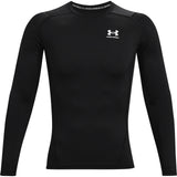 UA Mens HG Armour Comp LS Tee Black