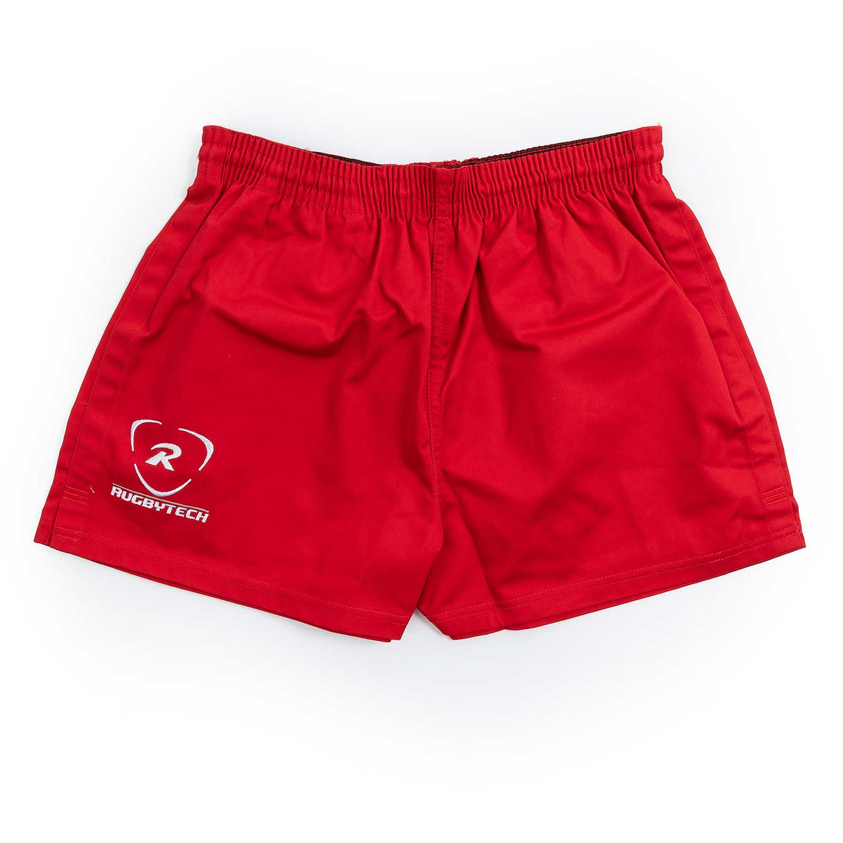 Rugbytech Kids Pocketless Shorts Red