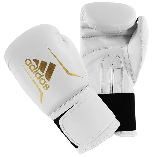adidas Speed 50 6oz Boxing Gloves Wh/Gd