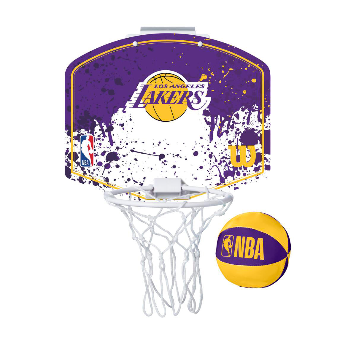 Wilson NBA Mini Hoop La Lakers Purple