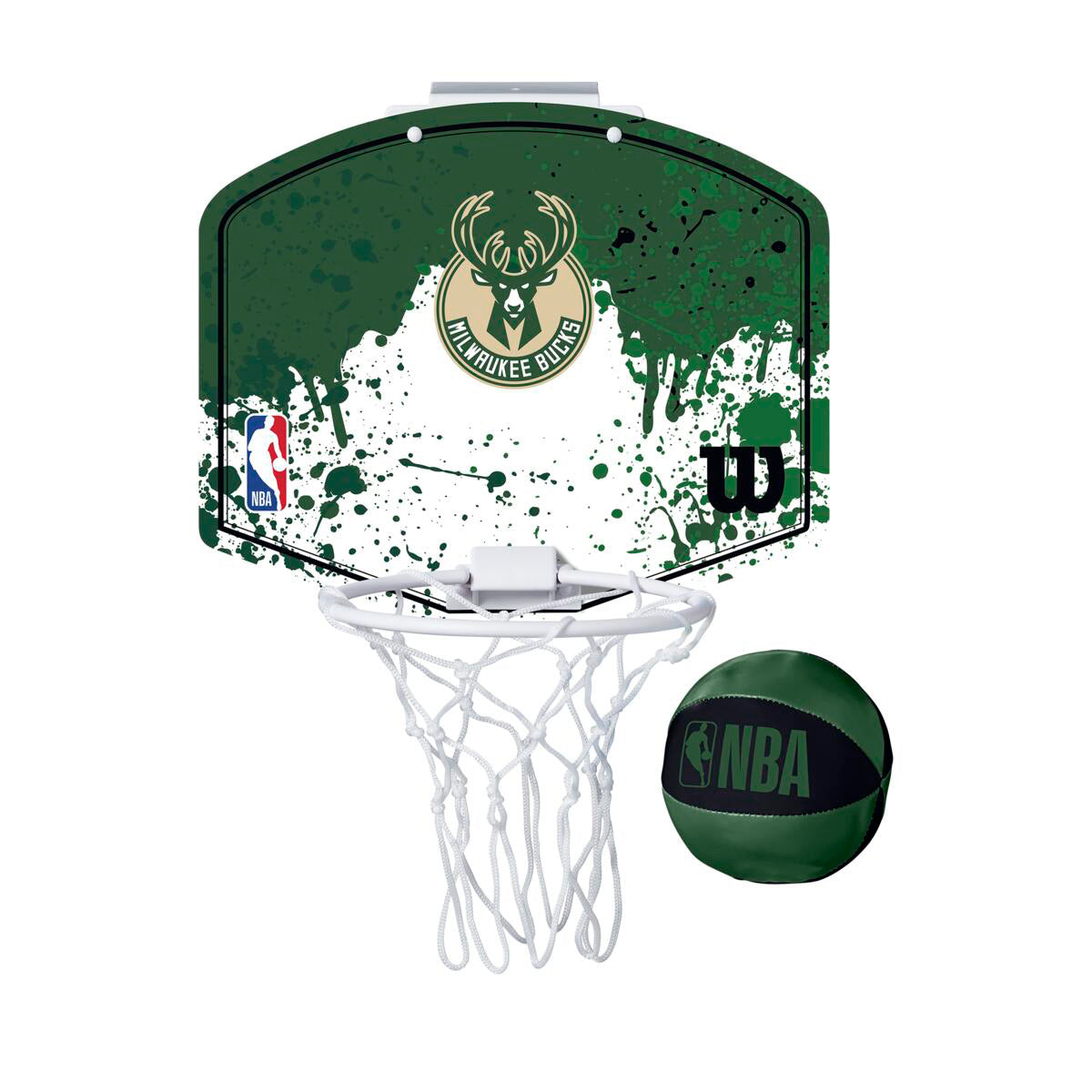 Wilson NBA Mini Hoop Milwalkie Bucks Grn