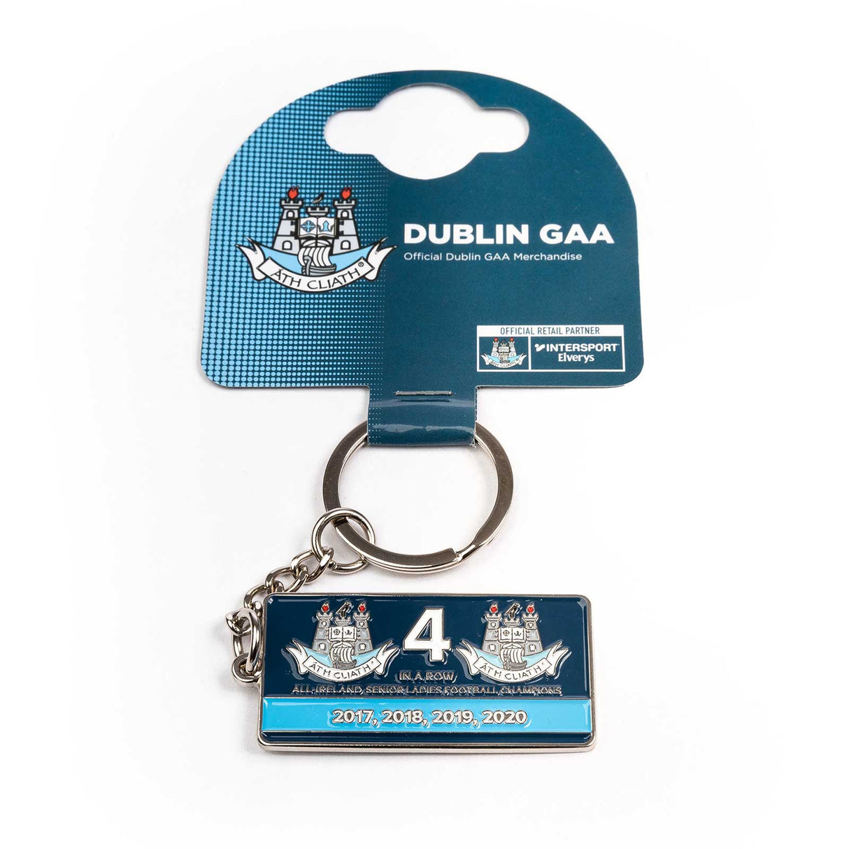 FOCO Dublin LGFA 4 In A Row Keyring Navy