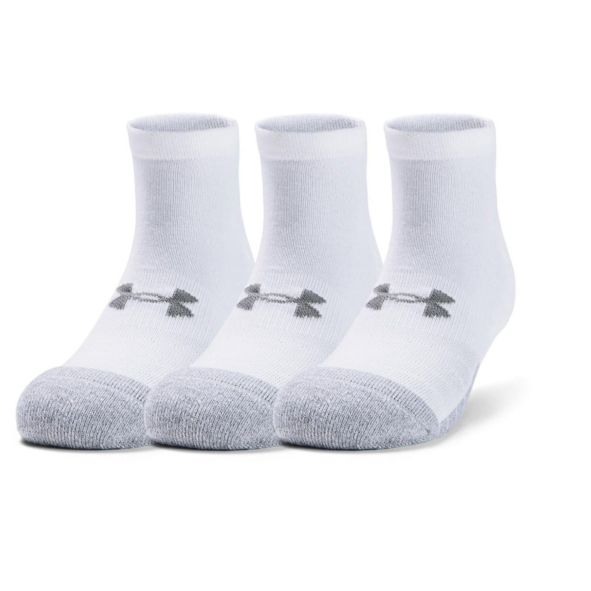 UA Heatgear Locut Socks White