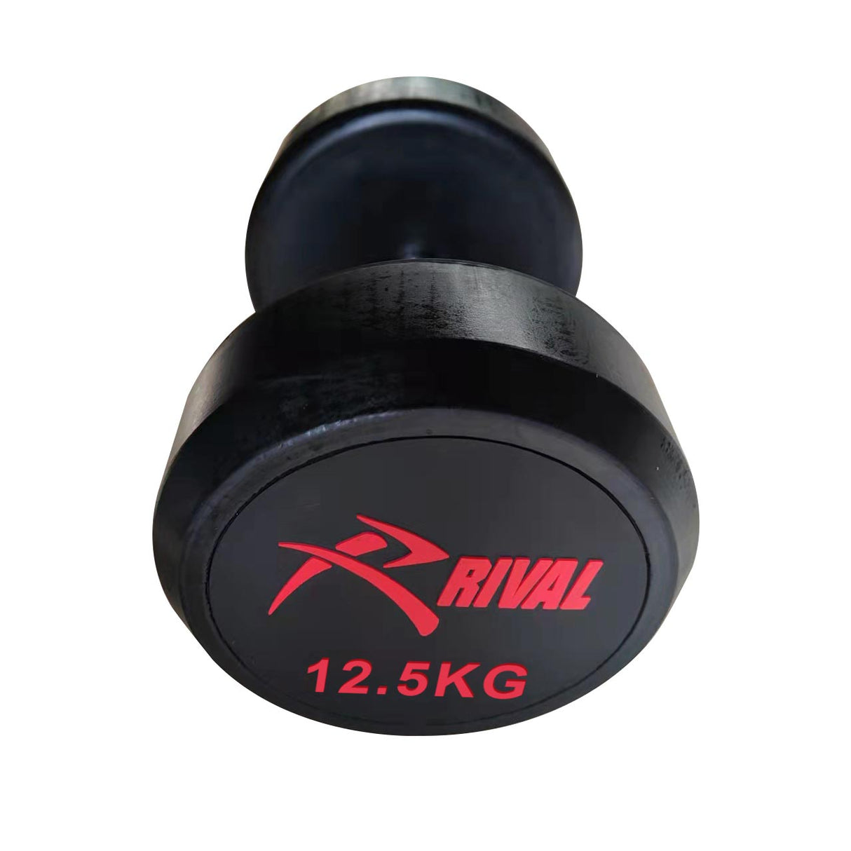Rival Rubber Round Dumbell 12.5kgPair Bl