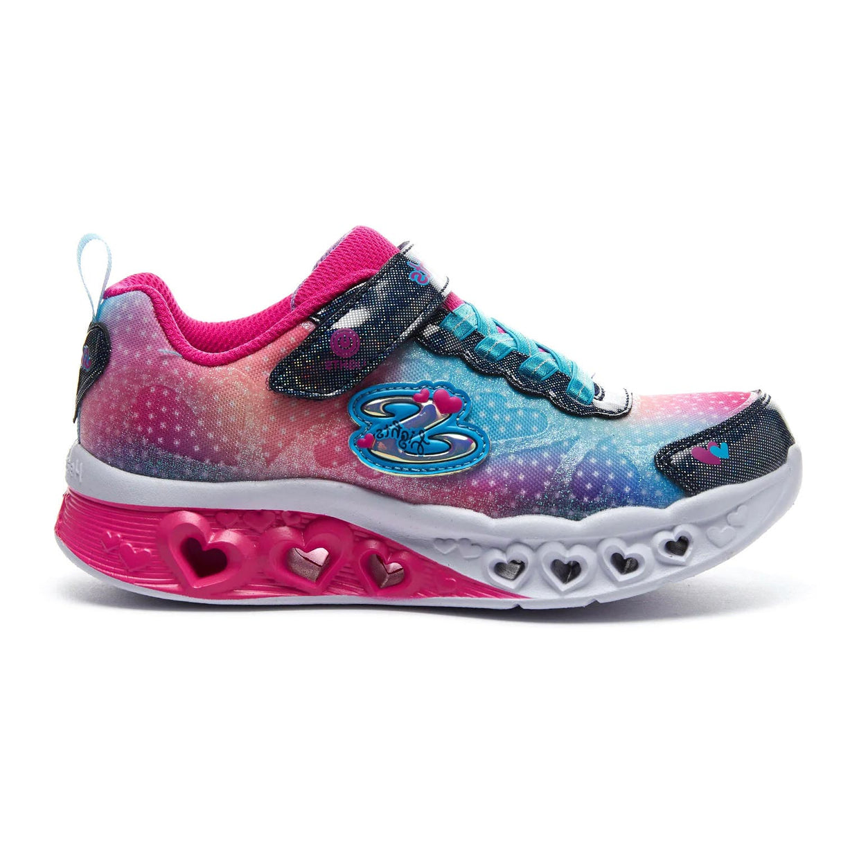 Skechers Heart Lights Jnr Girls Fw Ny/Pk