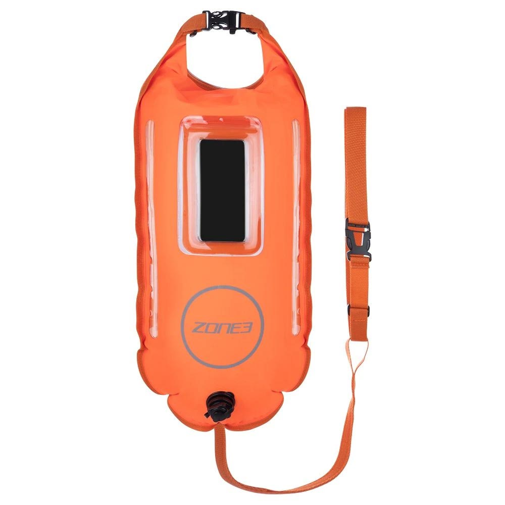 Zone3 Swim LED Bouy & Dry Bag 28L Org