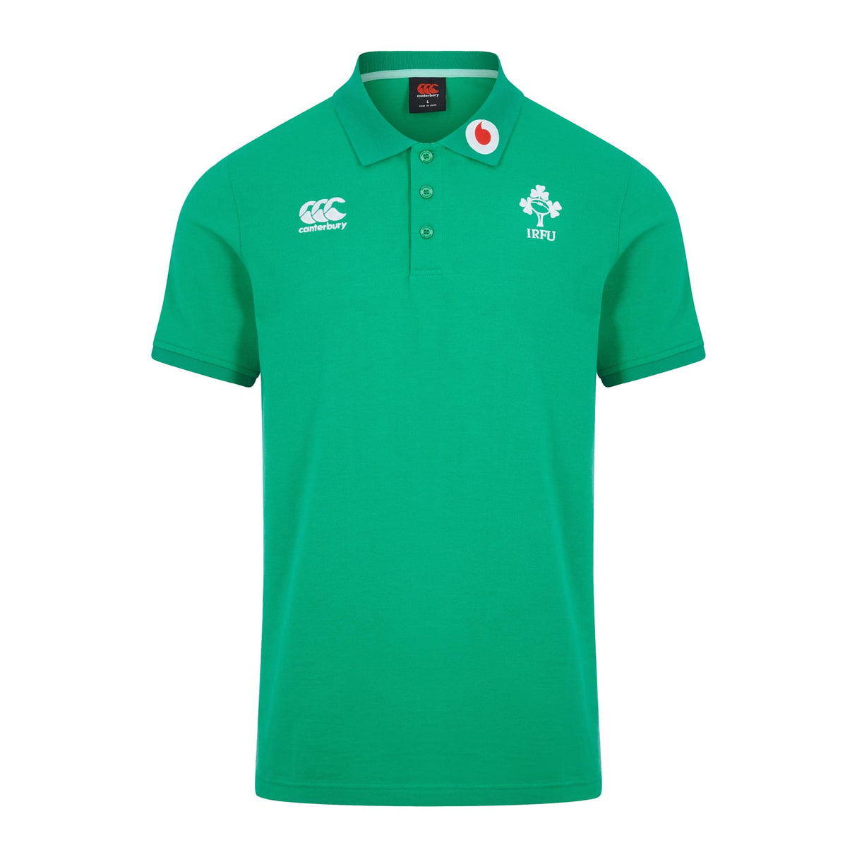 Canterbury IRFU 22 Team Polo Shirt Green
