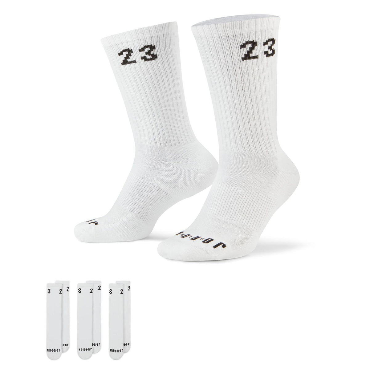 Jordan Flight Crew Socks White