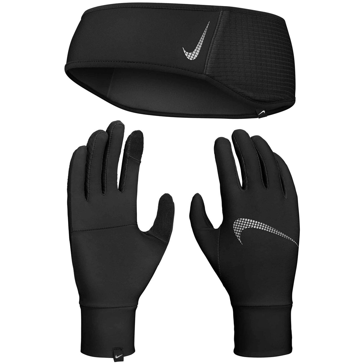 Nike Wmns Ess Headband and Glove set Blk