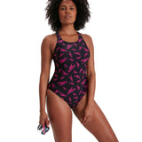 SPEEDO Boom Logo Allover Medalist Black