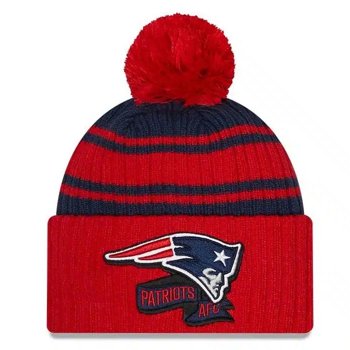 New Era Patriots NFL Kid Knit Beanie Red