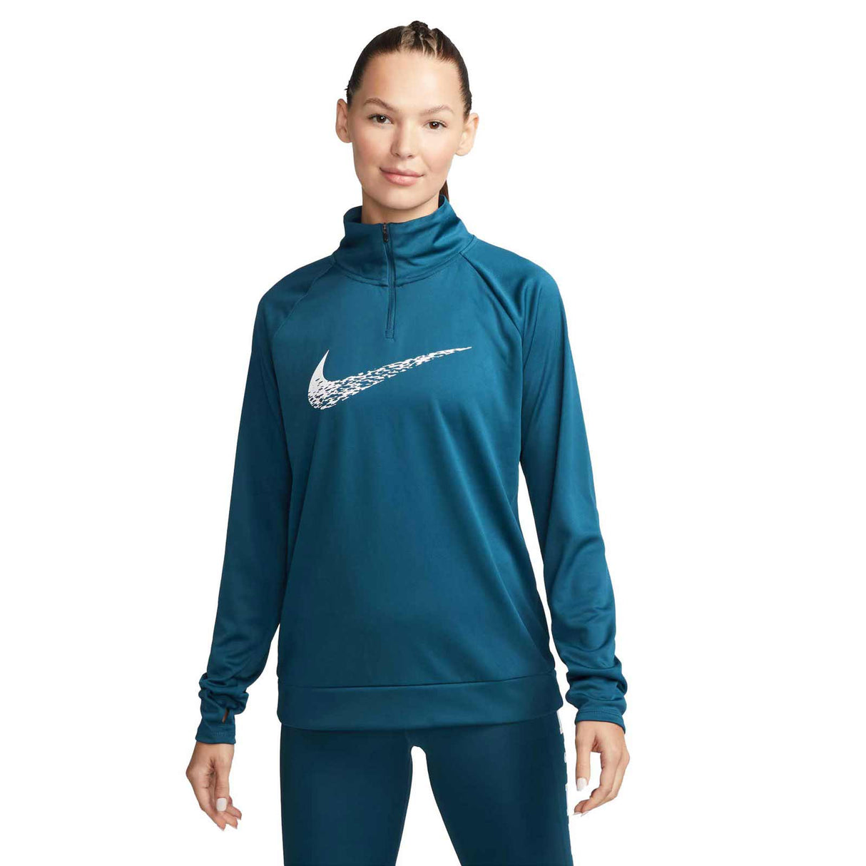 Nike Wmns Dri-Fit Swoosh Run Midlayer Bu