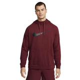 Nike Mens Dri-Fit Swoosh PO Hoodie Red