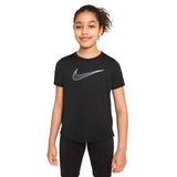 Nike Girls Dri-Fit One GX SS Top Black