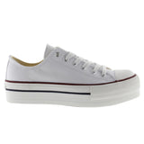 VICTORIA CANVAS PLATFORM SNEAKER WHT
