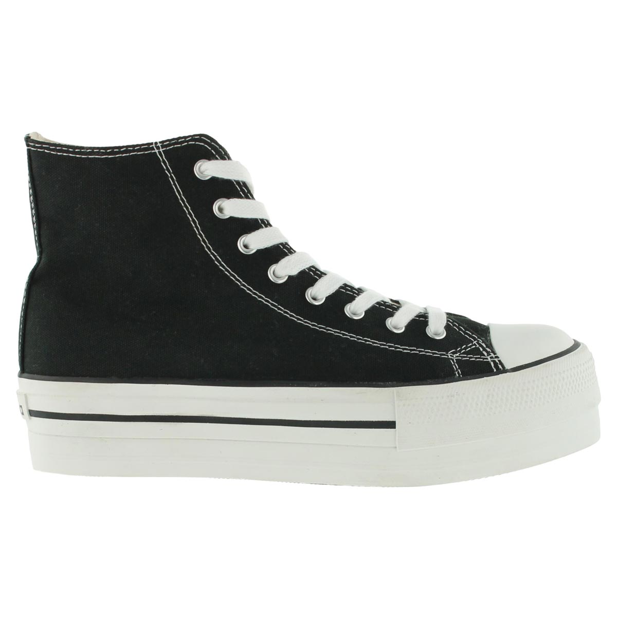 VICTORIA CANVAS PLATFORM HIGH-TOP UNI BL