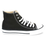 VICTORIA CANVAS HIGH-TOP SNEAKER UNI BLK