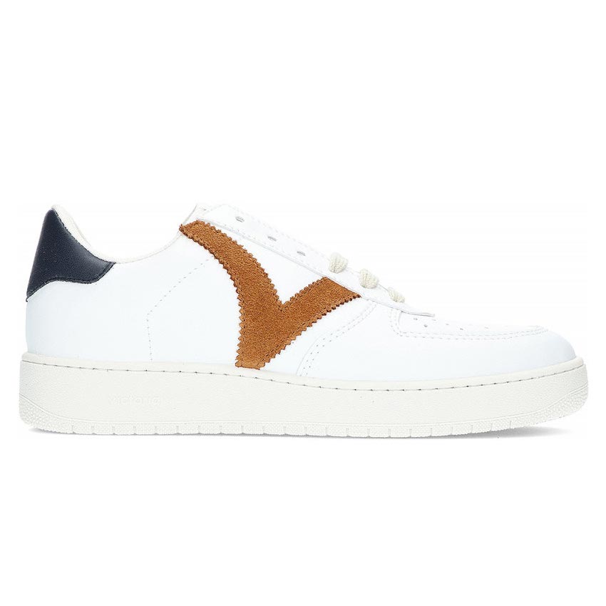 Victoria Faux Leather Sneaker Uni Wht/Or