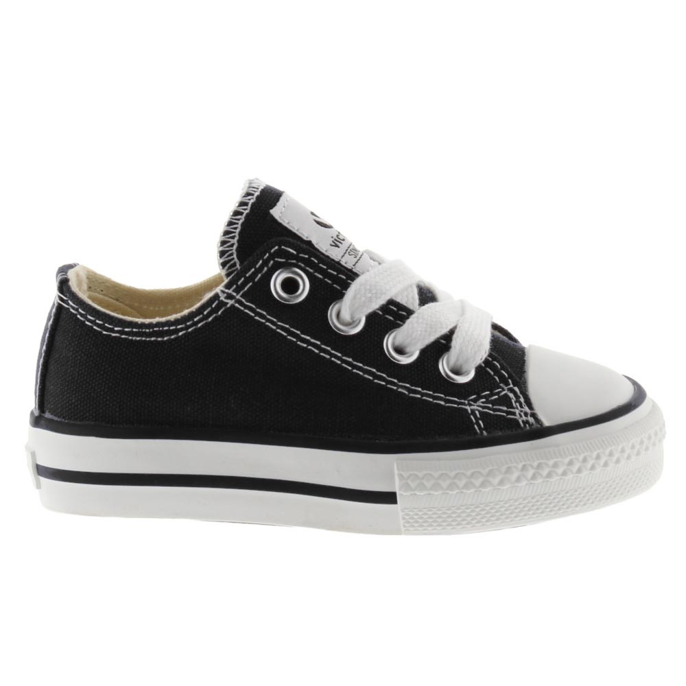 Victoria Canvas Sneaker Jnr Unisex Black