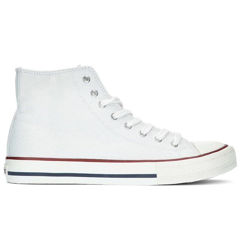 Victoria Canvas Hi-Top Jnr Uni White