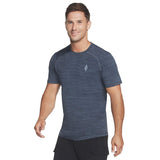SKECHERS MENS ON THE ROAD TEE BLUE