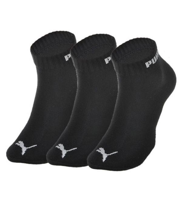 Puma Quarter - V Socks 3P Black